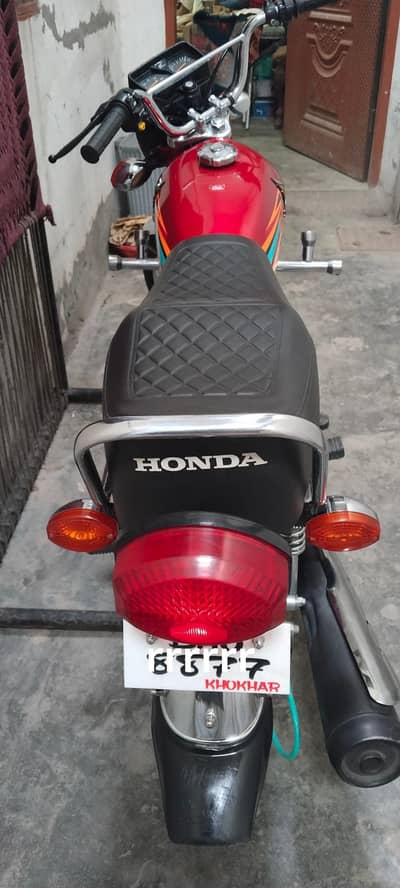 Honda 125. . . model 26  on registration