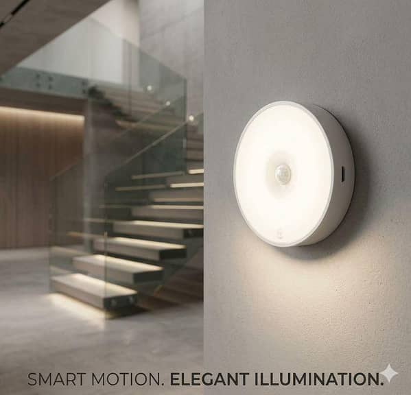 USB Rechargeable Motion Sensor LED Night Light