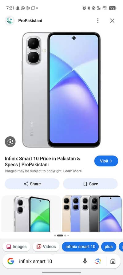 Infinix smart 10 4 64
