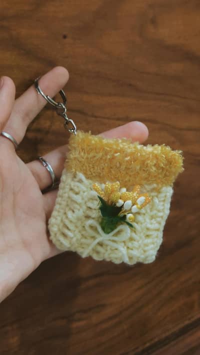 Small keychain bags