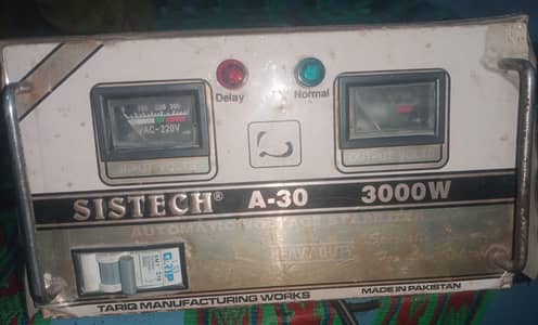 SISTECH 3000W Stabilizer Heavy Duty – Working Perfect”
