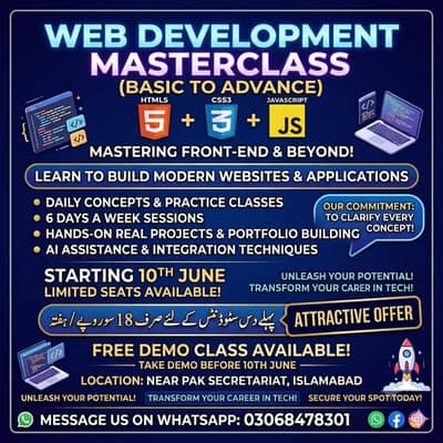 Web development Master Classes