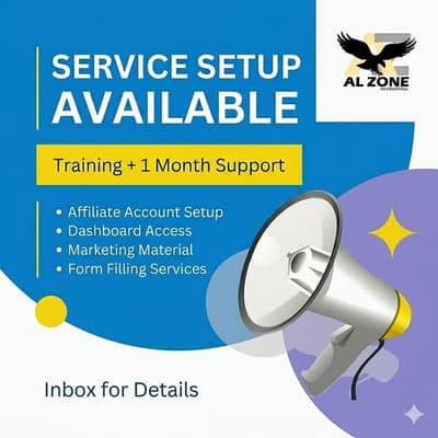 Complete Affiliate Services Setup+ Training +1 Month Support +Alzone