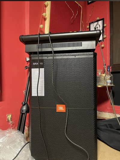 100% Original JBL SP2 Speakers with 8 channel mixer leads and mics