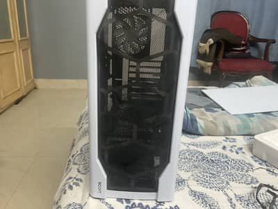 Boost lion white rgb casing with 3  rgb fans and box