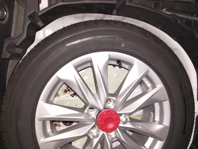 1 rim with tayar brand new
