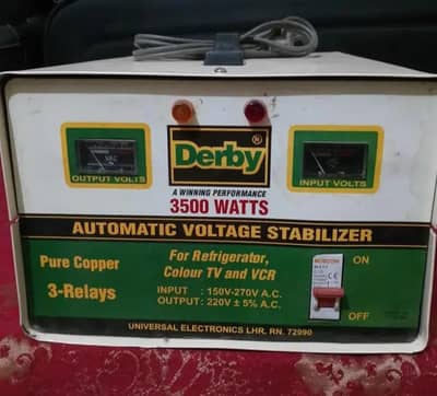 DERBY AUTOMATIC STABILIZER 3500WATTS