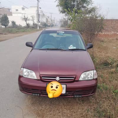 suzuki cultus VXR  95% orignal paint on urgent sale