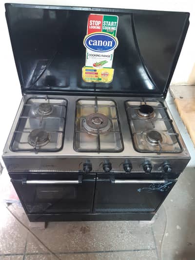 5 Burner Stove with cabinet.