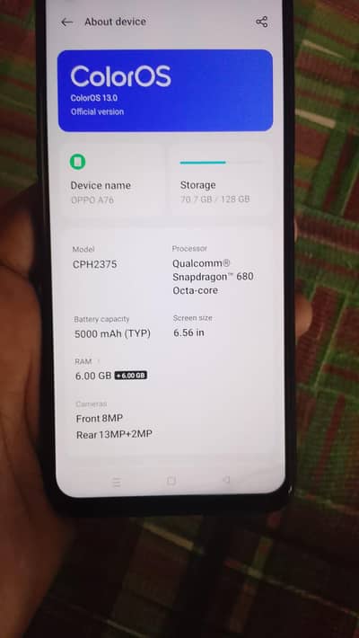 OPPO A76