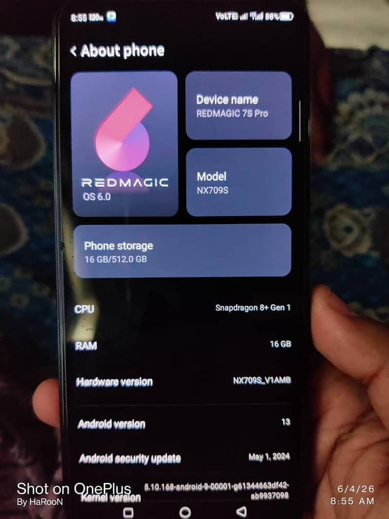 Redmagic 7s pro 6