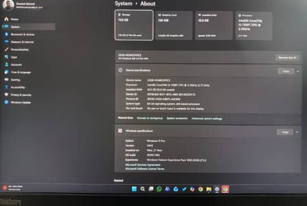 HP i5 7th Gen mini pc