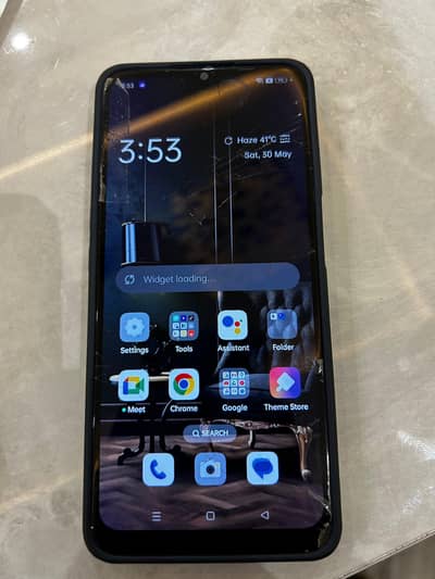 oppo A16 pta approved panel tuta huwa hai but original charger hai