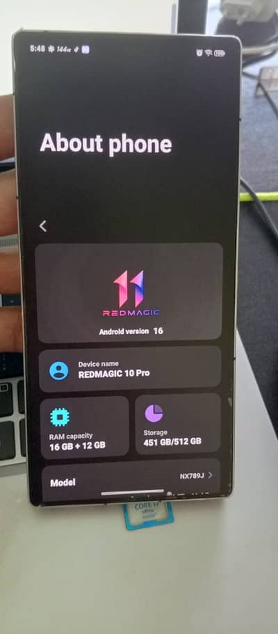 RedMagic 10 Pro 16GB 512GB Non PTA