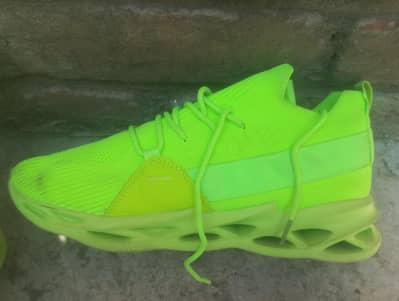 Trendy Neon Green Sneakers  Size 41