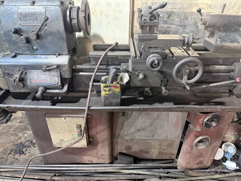 Lathe machine.       خراد مشین 1
