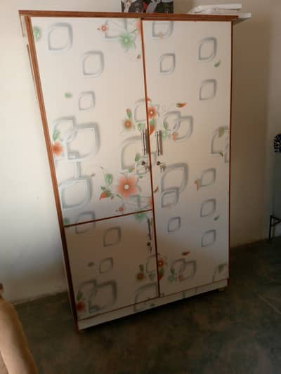 Bed, sofa and almari for sale