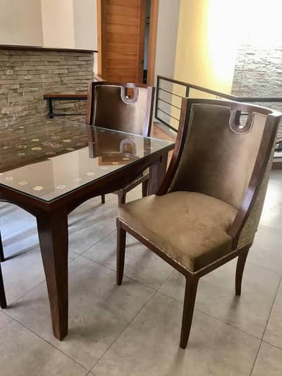 dining table set for four