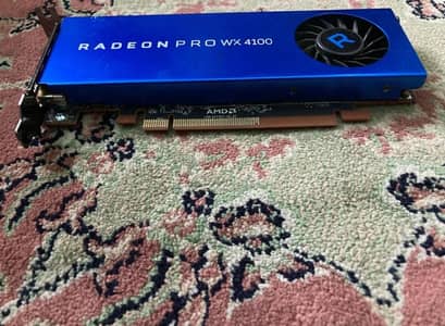 AMD RADEON PRO WX4100 ,4gb GDDR5 VRAM(read below)