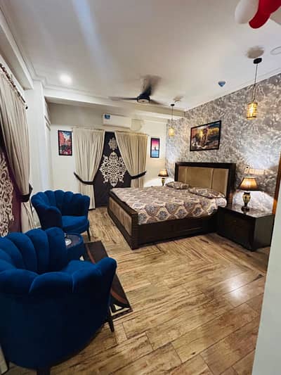 Flat for rent 1bed ROM full furnished apartments safe and scour 100%coupe allow