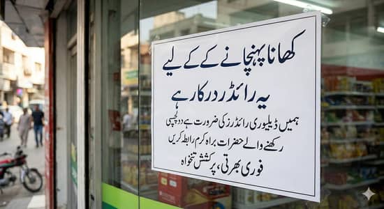 Delivery Rider Required – Home Kitchen