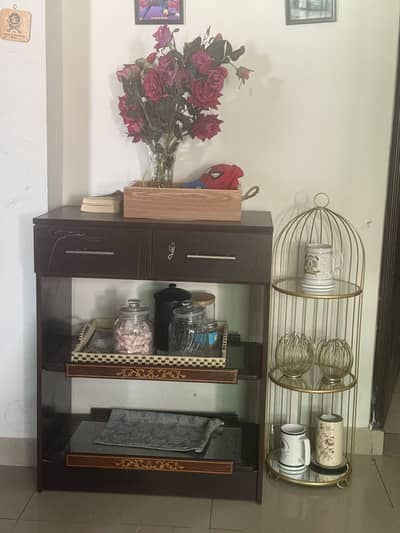 Book rack and coffee table