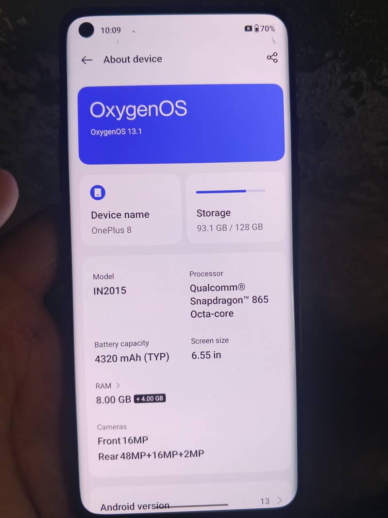 One Plus 8 9