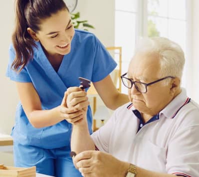 Attendant required for elder person