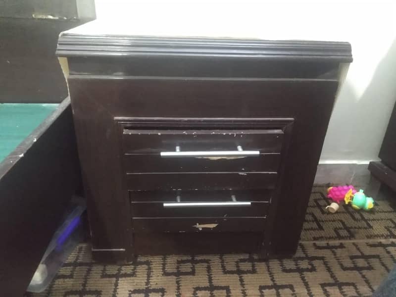 King size bed solid wood 8