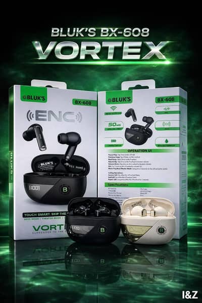 BLUKS BX-608 VORTEX EARBUDS