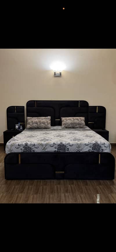 #velvet #bed #kingbed #black