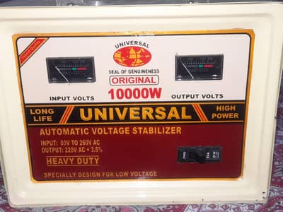 UNIVERSAL AUTOMATIC VOLTAGE STABILIZER