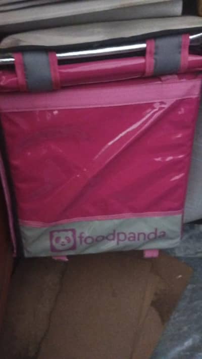 2 food Panda Bag And 2 shirt Available New Condition