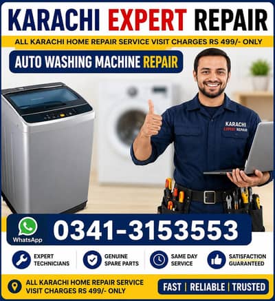 Automatic Washing Machine Repair Orient Pel Dawlance Samsung LG Haier