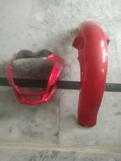 Headlight cover + Front Tyre cover