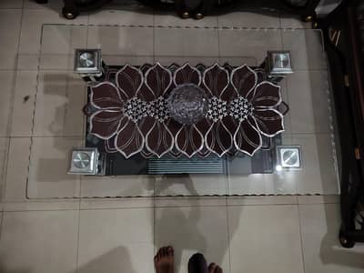Glass center table Excellent condition