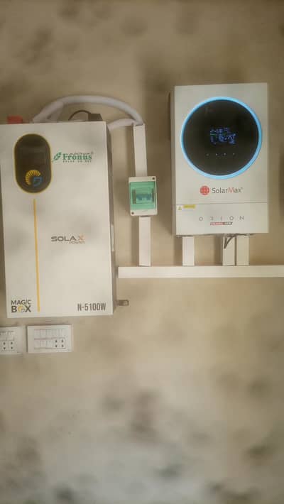 solar system installation inverter repairing elevated structure