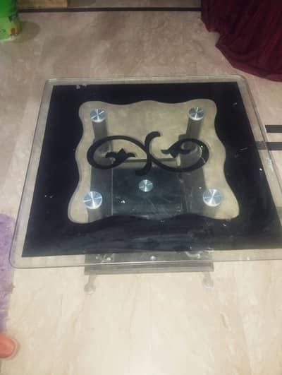 Glass Table set of 3 urgent sale
