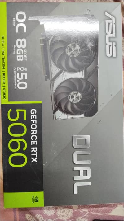 Nvidia Asus rtx 5060 dual fan 8gb