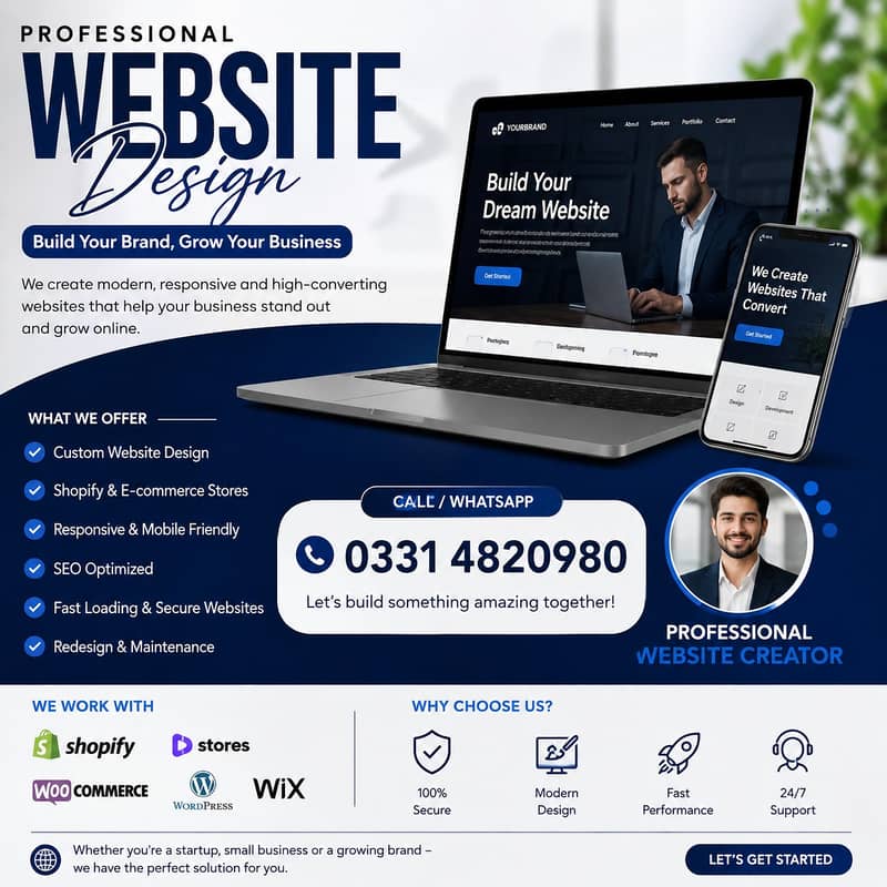 Web Design | Website Development | Wordpress web | shopify Store Logo 0