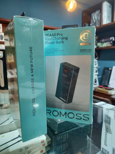 Romoss 40000mAh | High Capacity Fast Charging Power Bank | Laptop supp