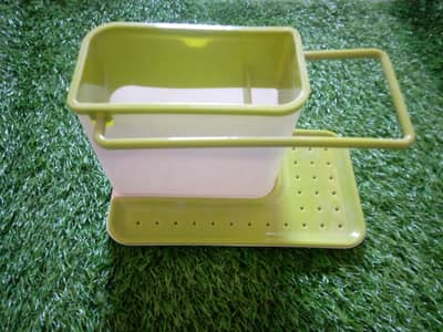 sink draining brush spong holder-kitchen cleaning cloth towel rack