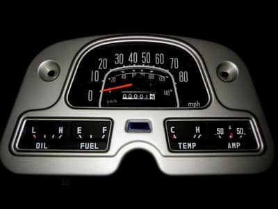 Toyota Land Cruiser FJ40 Speedometer, Restored, Like New.