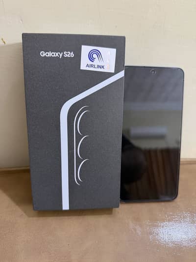 Samsung S26 Black 12gb 256 gb full warranty just box open