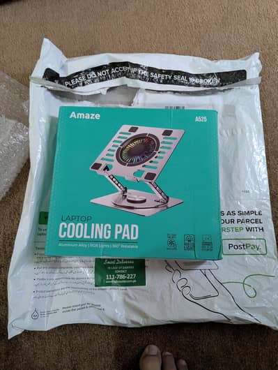 Amaze 525 Aluminum laptop cooling pad