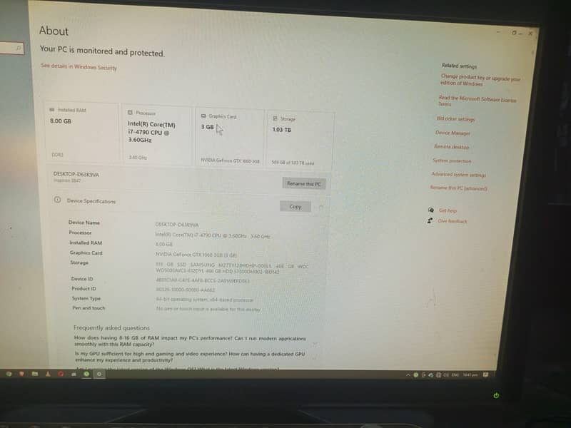 Complete budget gaming PC setup urgent sale 10