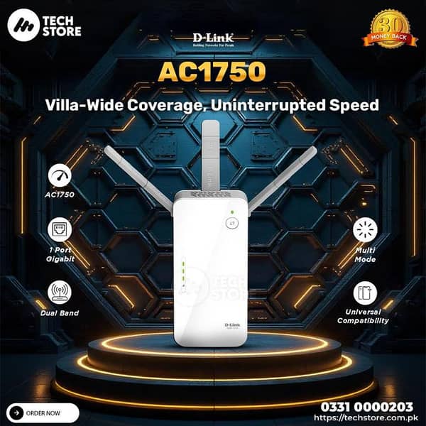 D-Link AC1750 Wi-Fi Range Extender DAP-1720 | Renewed