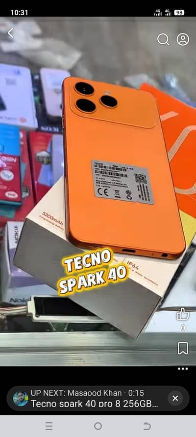 Tecno spark 40.6/128