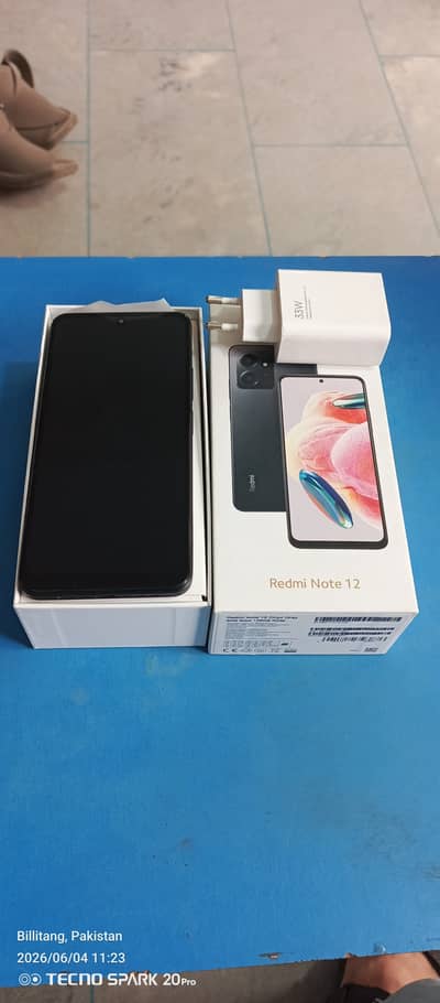 Redmi Note 12 (8GB / 128GB) PTA Approved – Urgent Sale