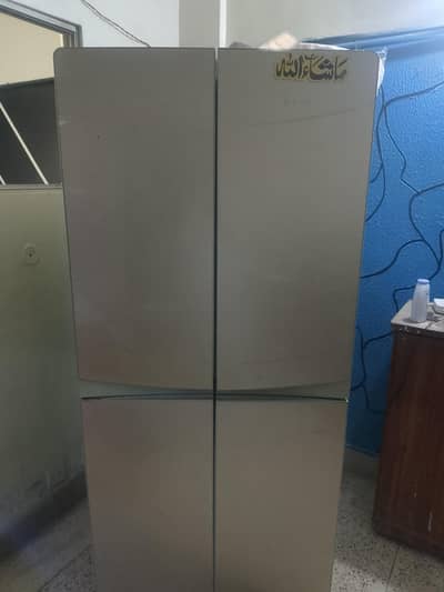 SG company double door fridge condition 10/07